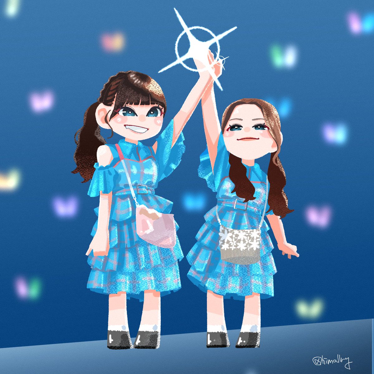 hima11ry's tweet photo. 手繋いでるみたいで𝓢𝓸 𝓟𝓻𝓮𝓽𝓽𝔂...
#大田美月
#蔵盛妃那乃 https://t.co/NttHuv11AL