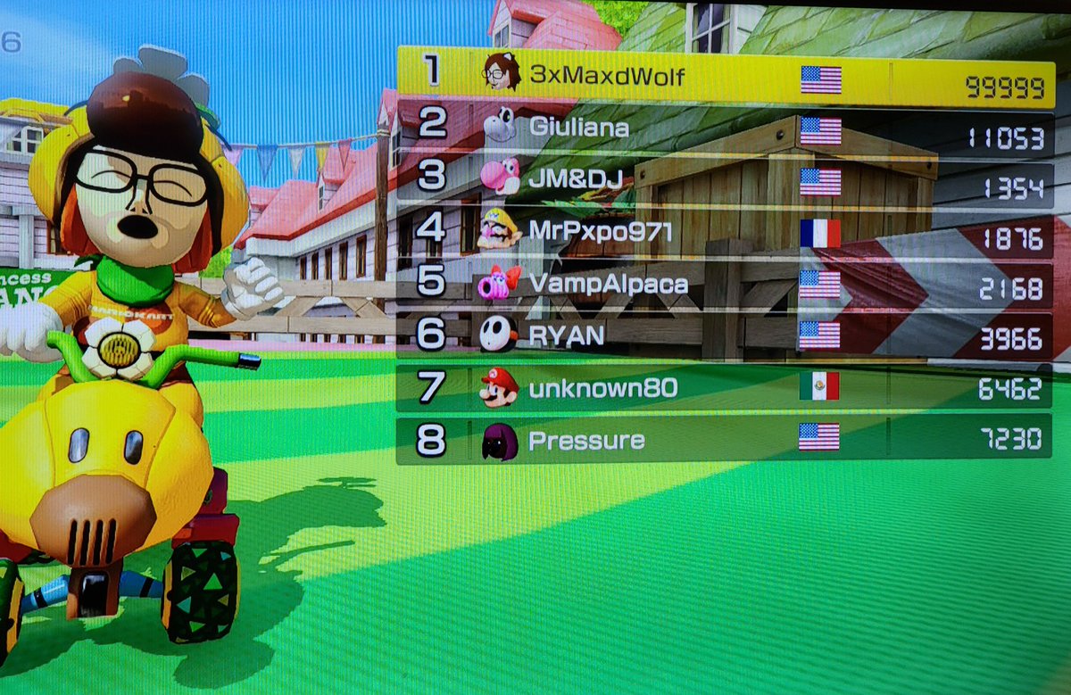 GreenStormWitch's tweet photo. #Stormwolf #StormWerewitch
#MK8D #NintendoSwitch2 #MarioKartWorld 
Fun races, 11;30pm now, &amp; bord lol. Was nice hour &amp; half drunken session, ggs. ⛈️🐺🧙‍♀️☝️🏁🍺🙃 https://t.co/N3VFuPnhUL