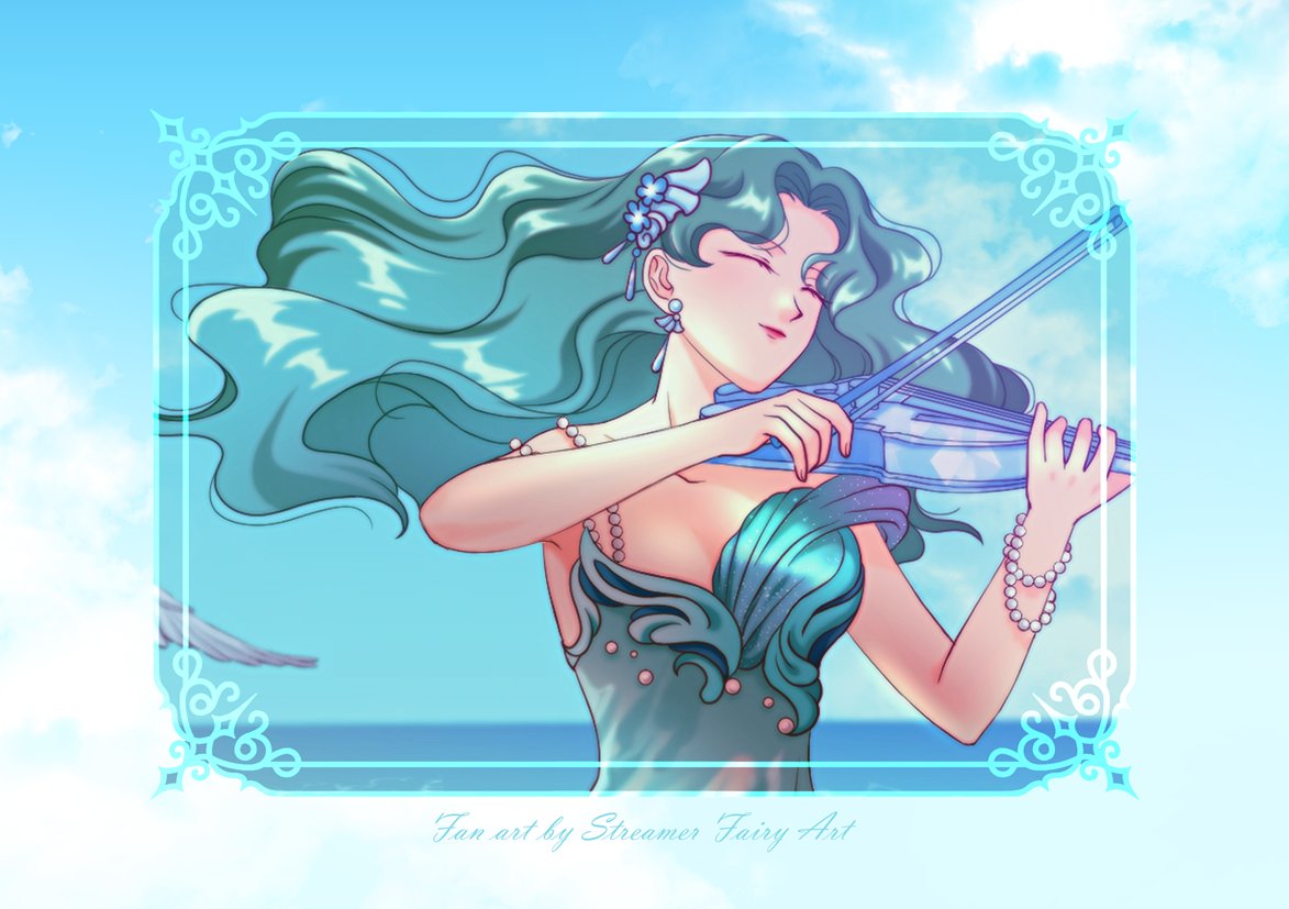 Streamer_fairy's tweet photo. 海の続く🌊
#海の日
#SailorMoon https://t.co/02hY1bwJz9