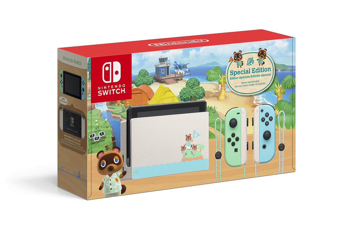 GabrielHorizons's tweet photo. When they release the next Animal Crossing for the switch 2 I NEED THEM to release a special edition console. To this day this is still the cutest switch!!! https://t.co/tx7QFNrahS