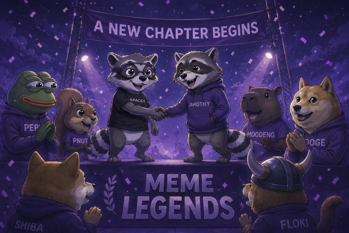 FRED_CTO_SOL's tweet photo. 🐾🤝 When the Raccoons Unite, Legends Take Notice.

No rivalry. No drama. Just one message:

The Raccoon Meta is stronger together.

While everyone is chasing the next shiny narrative, the smartest players are watching communities that keep growing, building, and supporting each other through every cycle.

Even the biggest meme legends are watching from the sidelines: