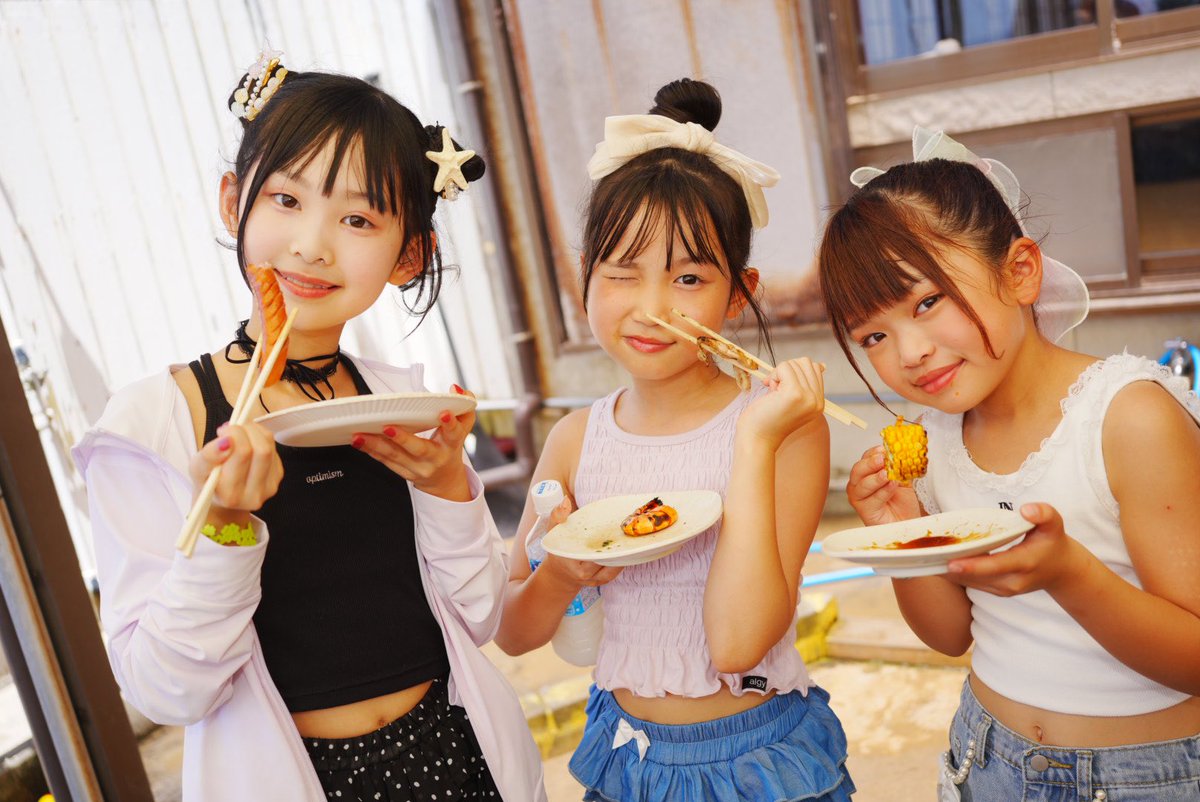 BBQ🍖楽しすぎる🥰 #天神娘 #めんたい娘
