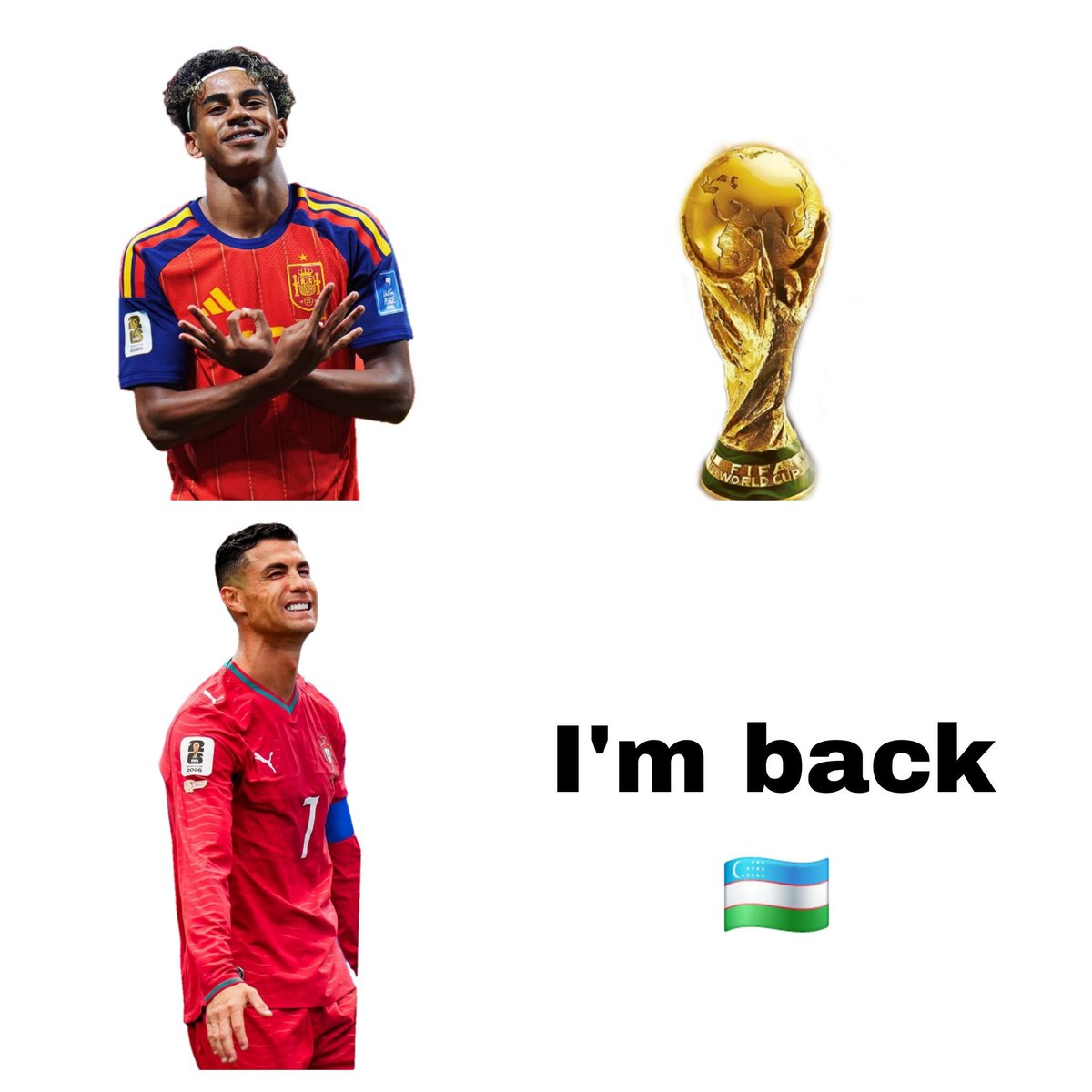Univercity01's tweet photo. @Grandsoncr7 How Ronaldo going to remember 😂😂 https://t.co/CkHt3Z5yF1
