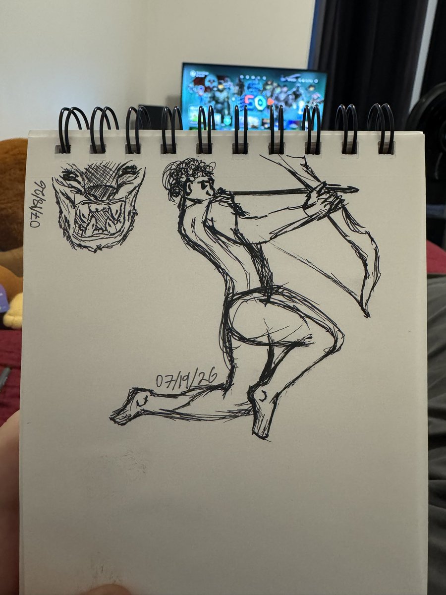 Atlas_G8's tweet photo. Day 2 of sketching a piece a day. https://t.co/4MYsYt6TKe