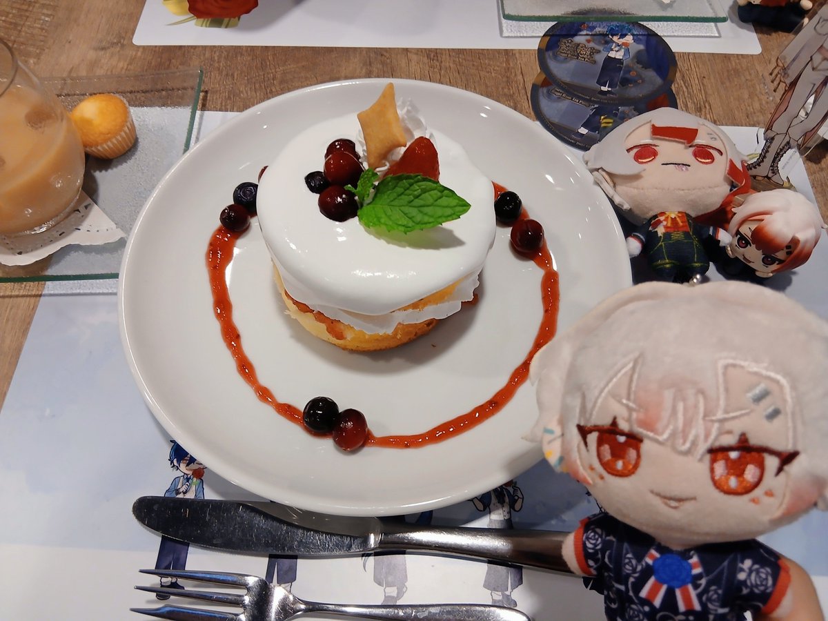 waon60's tweet photo. アニカフェ行ってきました～！！！🍽️のケーキも🫖の紅茶もめっちゃ美味しくて最高だった😭💕💕とても幸せな空間でした🌟🌟 https://t.co/JycvHZWGfq