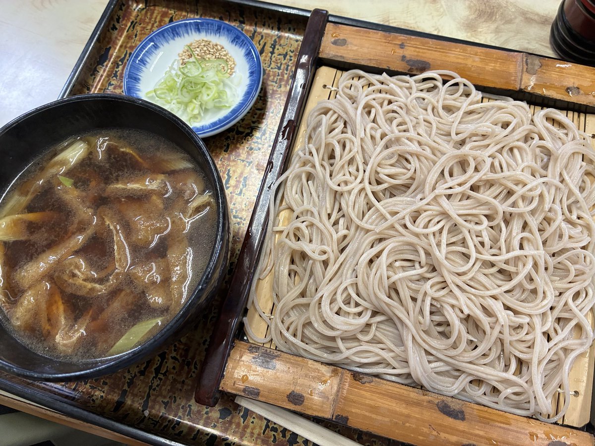 SekiN000's tweet photo. KINGDOM観てきた🥰
帰りに昼食、今日は鴨つけ蕎麦😋 https://t.co/6mdwTOA1kb