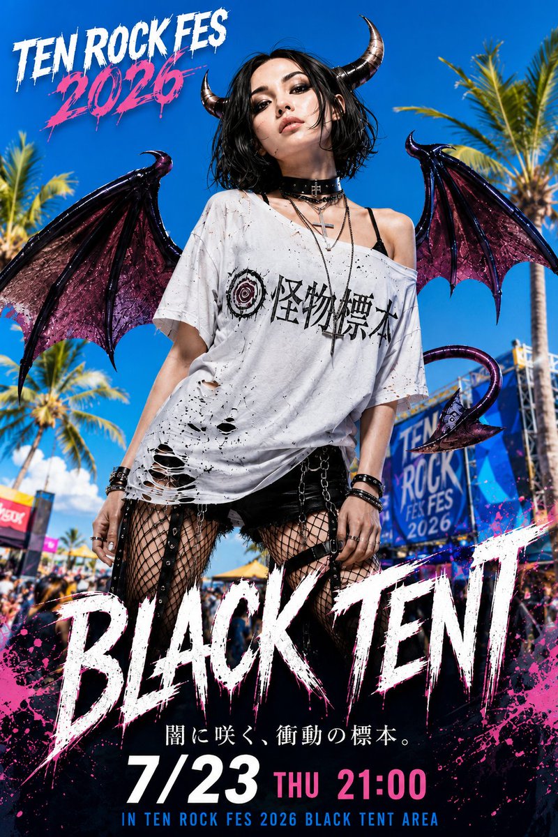 BLACKTENT #SSJAM #夏天 @pero_AI_radio BLACK TENTにひれ伏せ🔥🔥 7