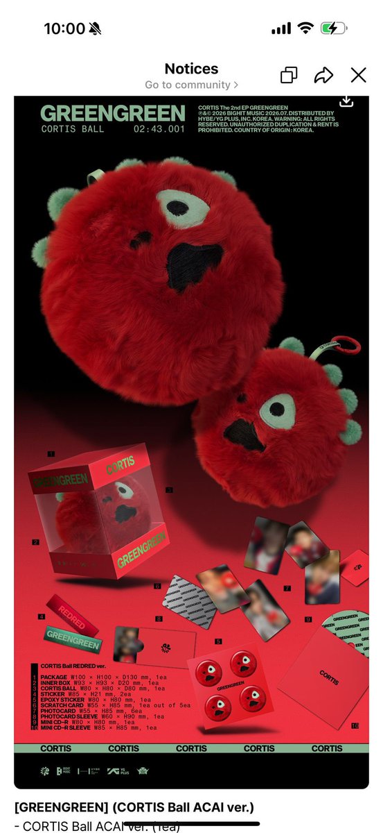 kkeepingtabs's tweet photo. #cortisell wts wto cortisball redred ver — 360k (done dp 250k) 

dari web ktown4u ship ke ina pakai handcarry, ada go trusted yaa!

t.corball hc wto james martin juhoon seonghyeon keonho redred https://t.co/IZODw2Brci
