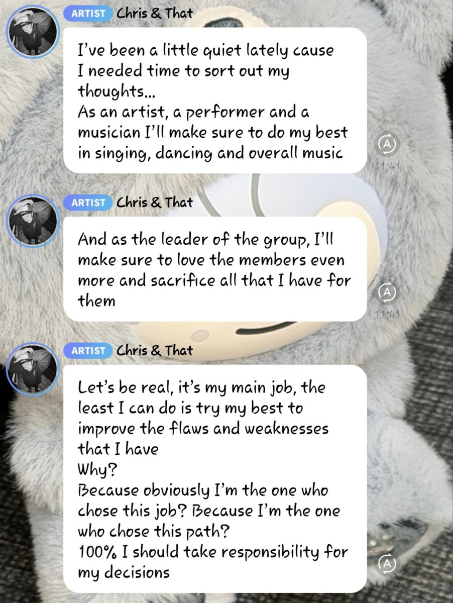 dimpleechan's tweet photo. bang chan on bbl..... 😭 channie we know how much you love the members and how much you have sacrificed... you're already doing so much, you're already doing the best and we appreciate your existence, we appreciate you. thank you for everything channie... https://t.co/8fjHelMUO2