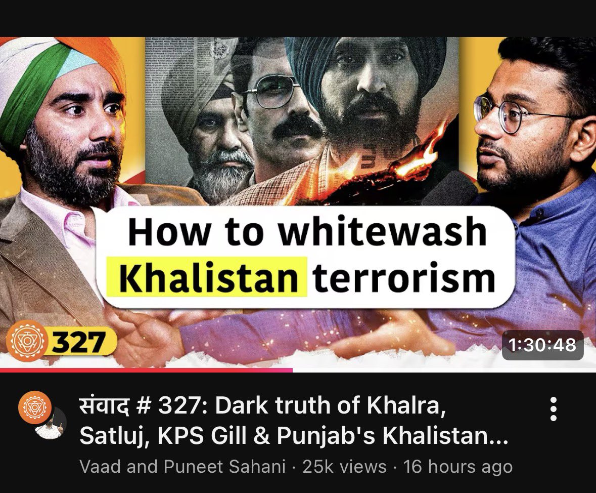 puneet_sahani's tweet photo. Account being massively reported after this interview. Look for it on YT &amp; share it in far &amp; wide. Don’t let the Khalistanis whitewash their evil reign of terrorism. Don’t let Punjab burn again. Redouble your resolve to seek the Truth &amp; to speak the Truth for that’s Dharma/Sikhi. https://t.co/dYYmhO0i3B