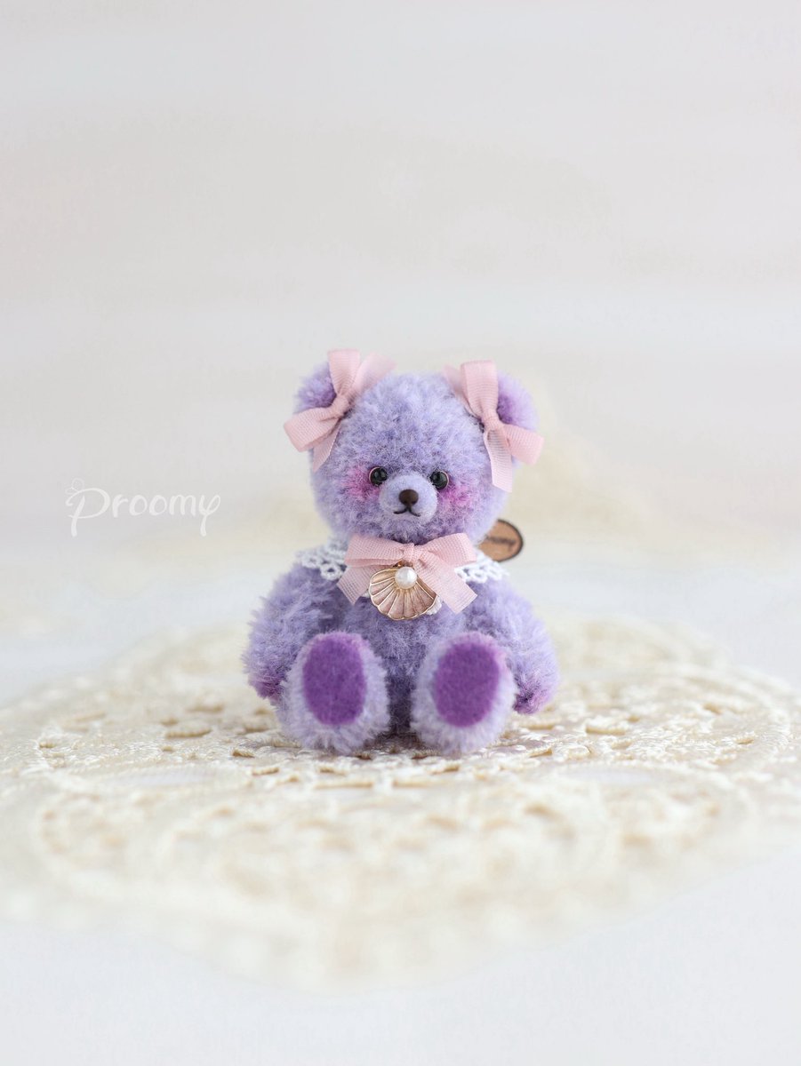 proomy_official's tweet photo. ミニチュアテディベアちゃん🧸
可動式なので首、手足が動かせます🌟

https://t.co/friMWThWaj
#ミニチュア #テディベア #minne https://t.co/HzGipg9PHj