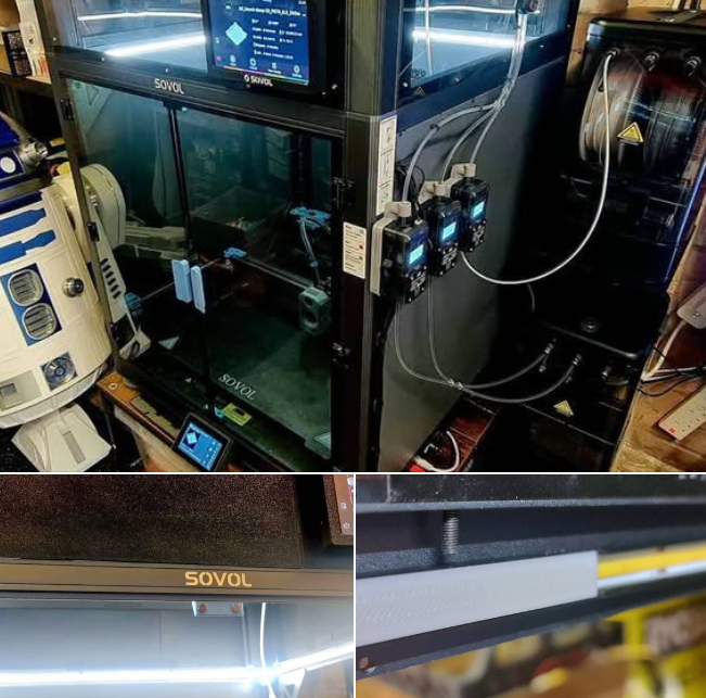 Sovol3d's tweet photo. Tweaking. Testing. Tuning. The Max way. 🔧
New lighting, feeders, 92mm fans – running sweet. Demon macros next. 😏
Loves it more than his Bambu. Why? Open source. No walls. Just freedom.
That's what we're here for.
#SV08MAX #OpenSource #SovolCommunity https://t.co/A4d4fRaGde