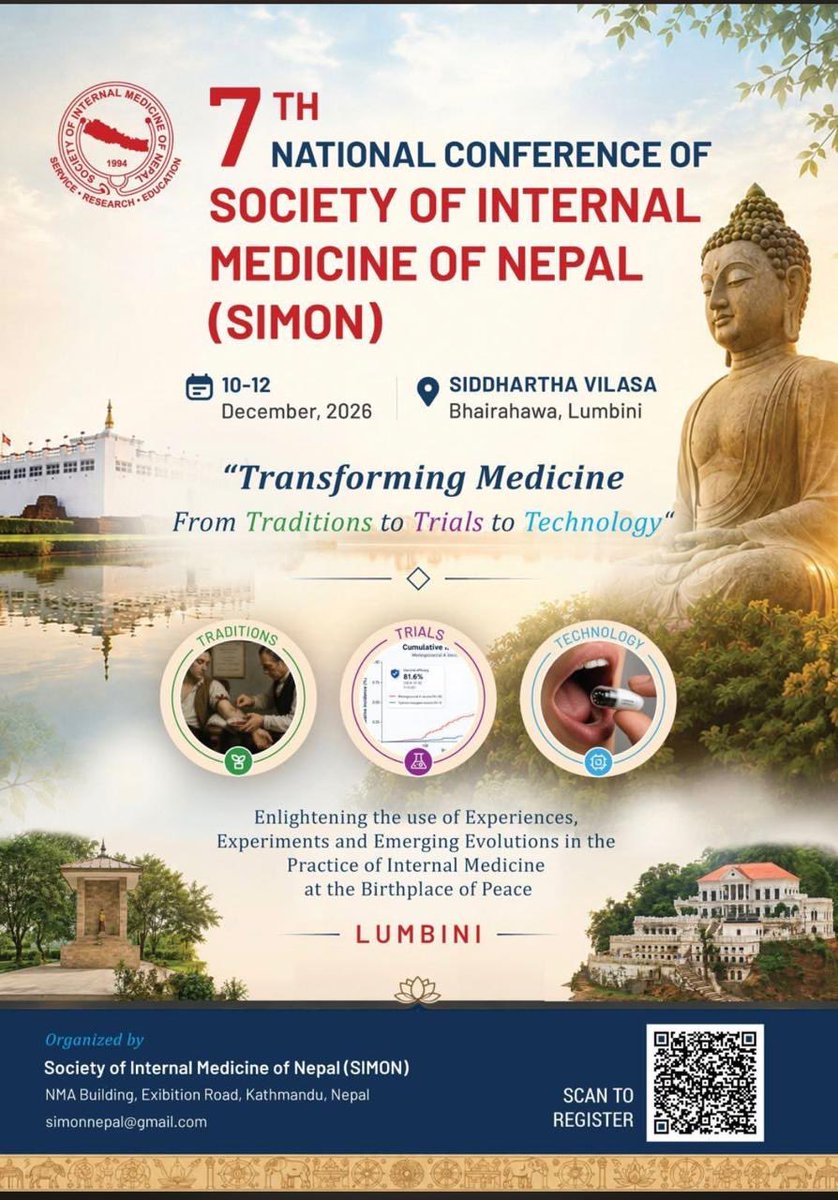 simonnepal's tweet photo. SAVE THE DATE!
See you in Lumbini this December. https://t.co/PT8VBjR5s8