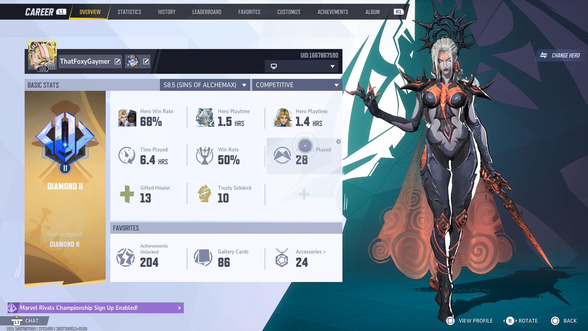 ThatFoxyGaymer's tweet photo. Started playing PC in 7.5 and really struggled in comp in 8 when I switched from controller to m+k, sticking to heroes who I’ve clung too for a while, so this season I decided I’m gonna start vod reviewing my matches, switching up the heroes I play in comp to be more varied https://t.co/4KlnGFVjvy