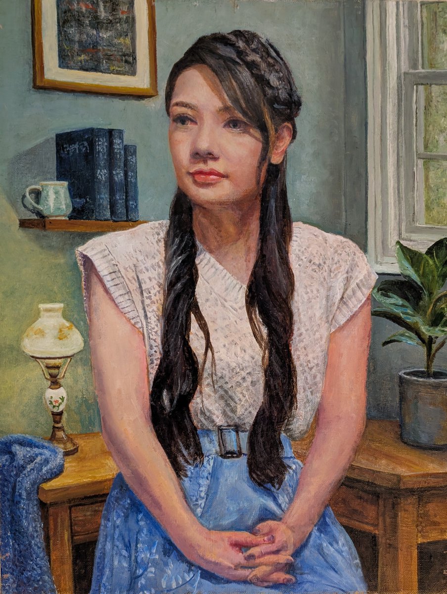 [能］出品者自作、オリジナル油彩画、新品 最新作 F6号 2026年7月に作成した作品です #絵画 #油彩 #油彩画 #油絵