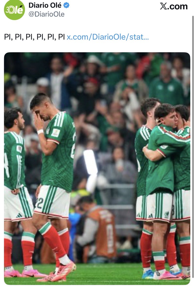 ArizpeMiguelZ's tweet photo. Hola, Olé @DiarioOle 

¿Decías? https://t.co/pq9PgE6KCW