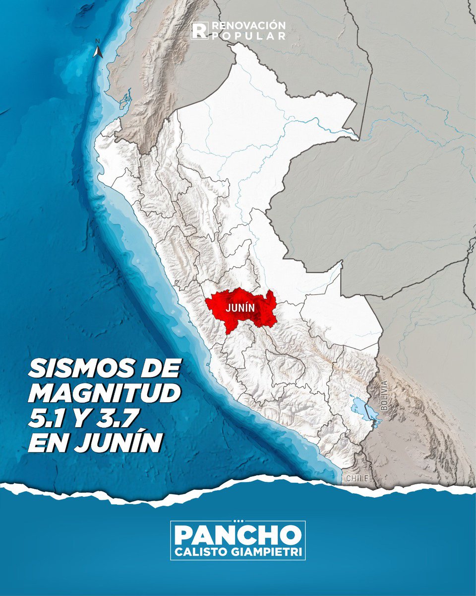 CalistoGiampiet's tweet photo. 🚨Los sismos en Junín nos hacen recordar que nuestro sistema de respuesta rápida ante catástrofes es una “Catástrofe”. 

Es un error que se debe subsanar, el haber creado el CENEPRED desmembrando Defensa Civil, mientras ambos están a cargo del MINDEF. Los Bomberos, que son la primera respuesta están a cargo de MINITER, el SAMU a cargo del MINSA. Todos con sistemas de comunicaciones y comando y control diferentes, entre otros.

🫵Llegó la hora de ordenar el sistema con un sistema unificado de Comunicaciones y Comando y Control. El Niño ya está ad portas. 

¡HAY QUE PONERSE A TRABAJAR!

Mis sinceras condolencias a los familiares de los fallecidos y toda mi solidaridad a los damnificados.

#SismosenJunín