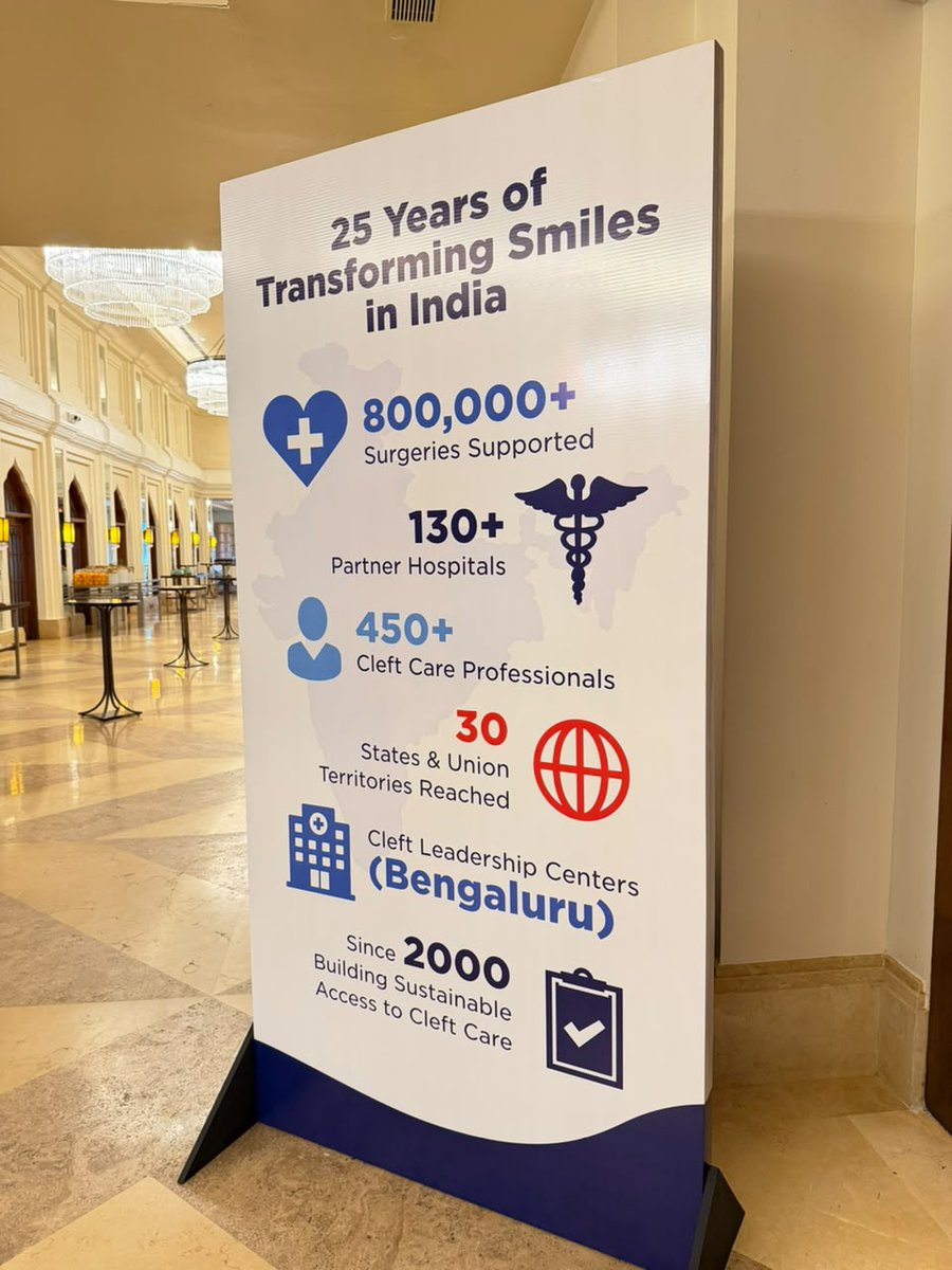 SmileTrainIndia's tweet photo. Everything is set, and we're live from the Indo-Africa Cleft Conference 2026.
Follow this thread for key moments, conversations, and insights throughout the conference.
#IndoAfricaSynergy2026 #SmileTrainIndia #SmileTrain #CleftCare https://t.co/aJIpLVuAJs