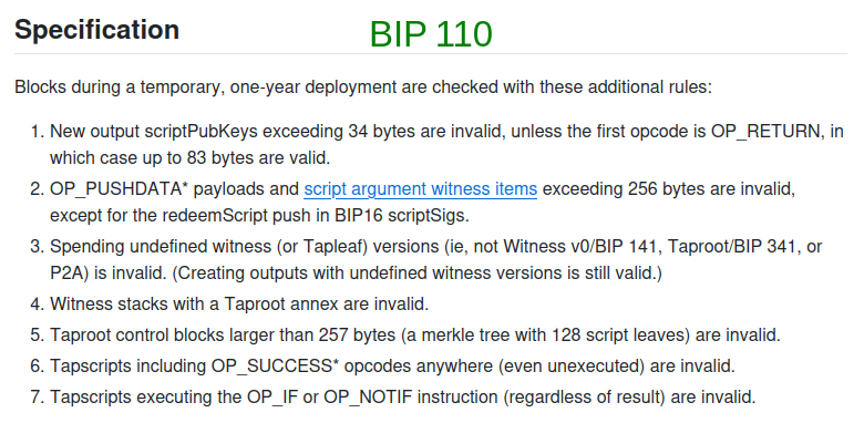 murchandamus's tweet photo. @dathon_ohm @JimAndrews77 Many RDTS proponents seem to be confused about the difference between mempool policy and consensus rules. I was hoping that you understood it.

Anyway, please point out where in BIP 110 the existence of a witness for P2A is specified to be consensus invalid. https://t.co/TL9wLgEekH