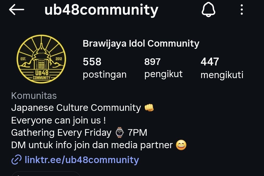 Equal_StationID's tweet photo. [PROMOTE]

Ada yang tinggal di Jatim/Kota Malang? bingung di mana harus menyalurkan hobi ngidol kalian? 🤔 Tenang aja! karena ada komunitas @Ub48Community 🤩✨️ di sini kalian bisa bertemu melalui gathering rutin, mengikuti event bersama, dan nobar!
Yukk gass follow 🤩 https://t.co/7Mn9xxZp4B