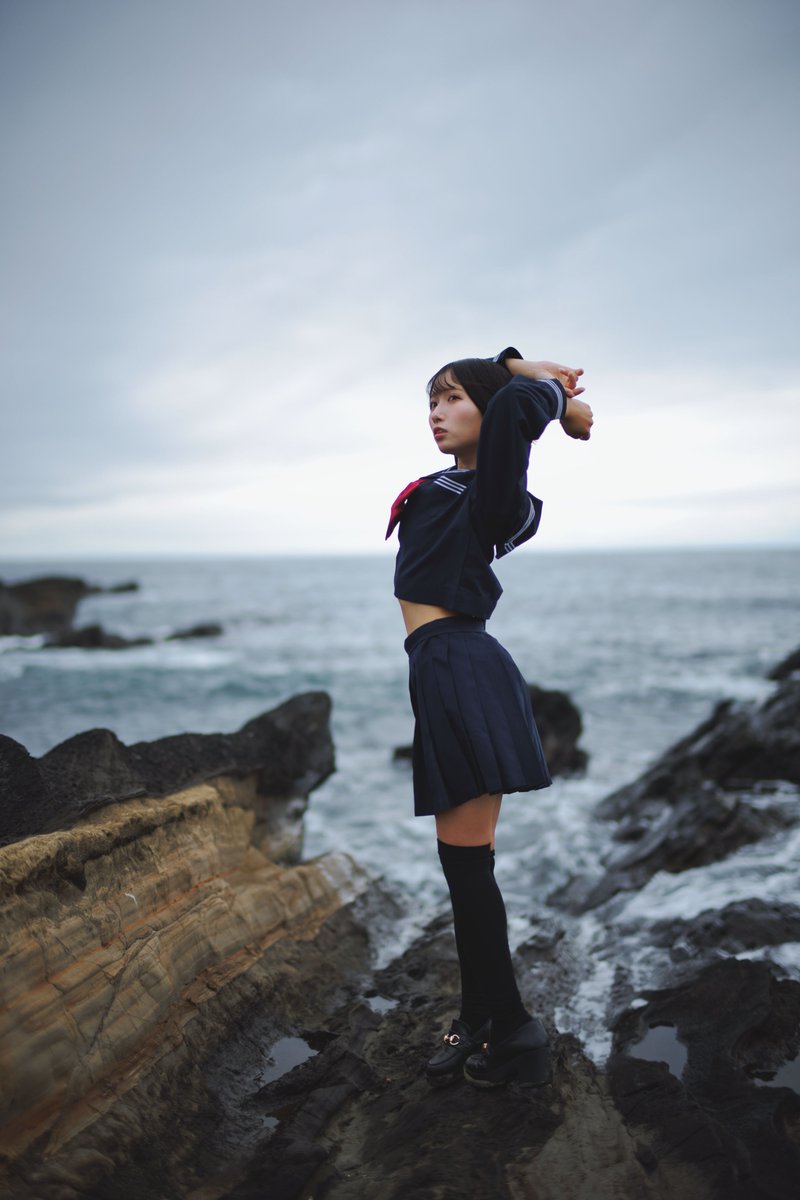 san_gentle's tweet photo. #海の日

涼白 ましろさん（@chocolumi_mashi）
#ポートレート #制服被写体 https://t.co/oIlqcVBm5m