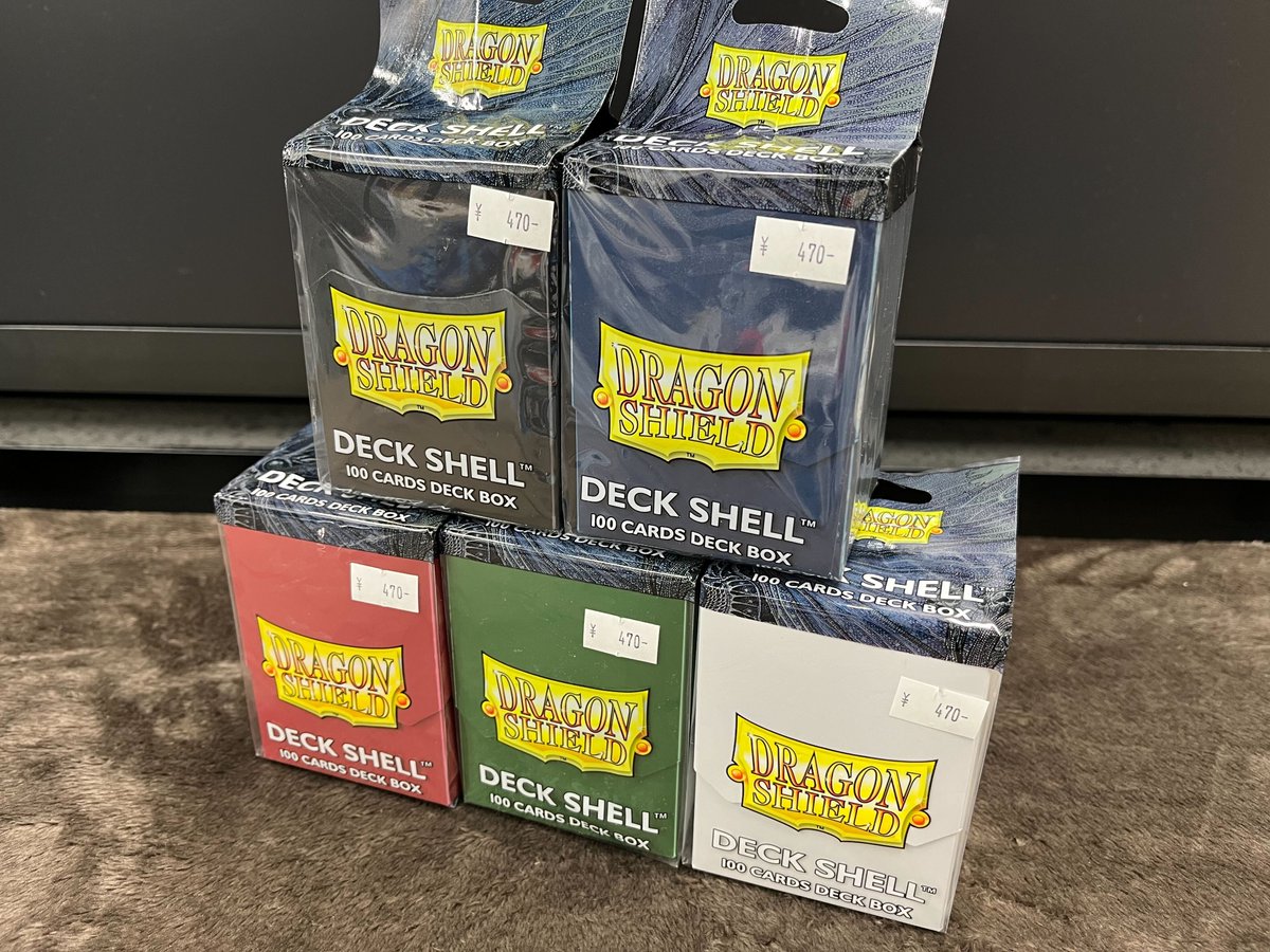 CloveBase's tweet photo. ãð販売æ
å ±ðã
ãã©ãŽã³ã·ãŒã«ãã®Deck Shellå€äžãããŸããâïžâïž
ï¿¥5â£5â£0â£ãâ¡ãï¿¥4â£7â£0â£ã§è²©å£²äžâŒïž
äžå€«ã§äœ¿ãããã100æçšã®ãããã±ãŒã¹ã§ãâŒïž
æ¯éclovebaseç§èåãŸã§ãè¶ããã ããð
#clovebase #Dragonshield https://t.co/K5qy869hXo