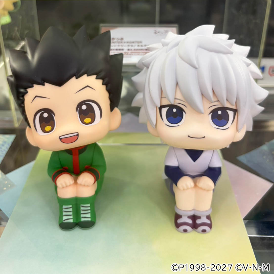 megahouse_tori's tweet photo. 【HUNTER×HUNTER】

˗ˏˋ  展示情報 ˎˊ˗

✦・┈┈┈┈┈┈┈┈┈┈ ・✦
見上げる見守るフィギュア るかっぷ
　　HUNTER×HUNTER
　　ゴン＝フリークス
　　キルア＝ゾルディック
✦・┈┈┈┈┈┈┈┈┈┈ ・✦

彩色原型をアニメイト渋谷店様にて展示中！
お越しの際はぜひチェックしてメガ！
https://t.co/bU3eBigeJ5
#ハンター #ハンターハンター #るかっぷ