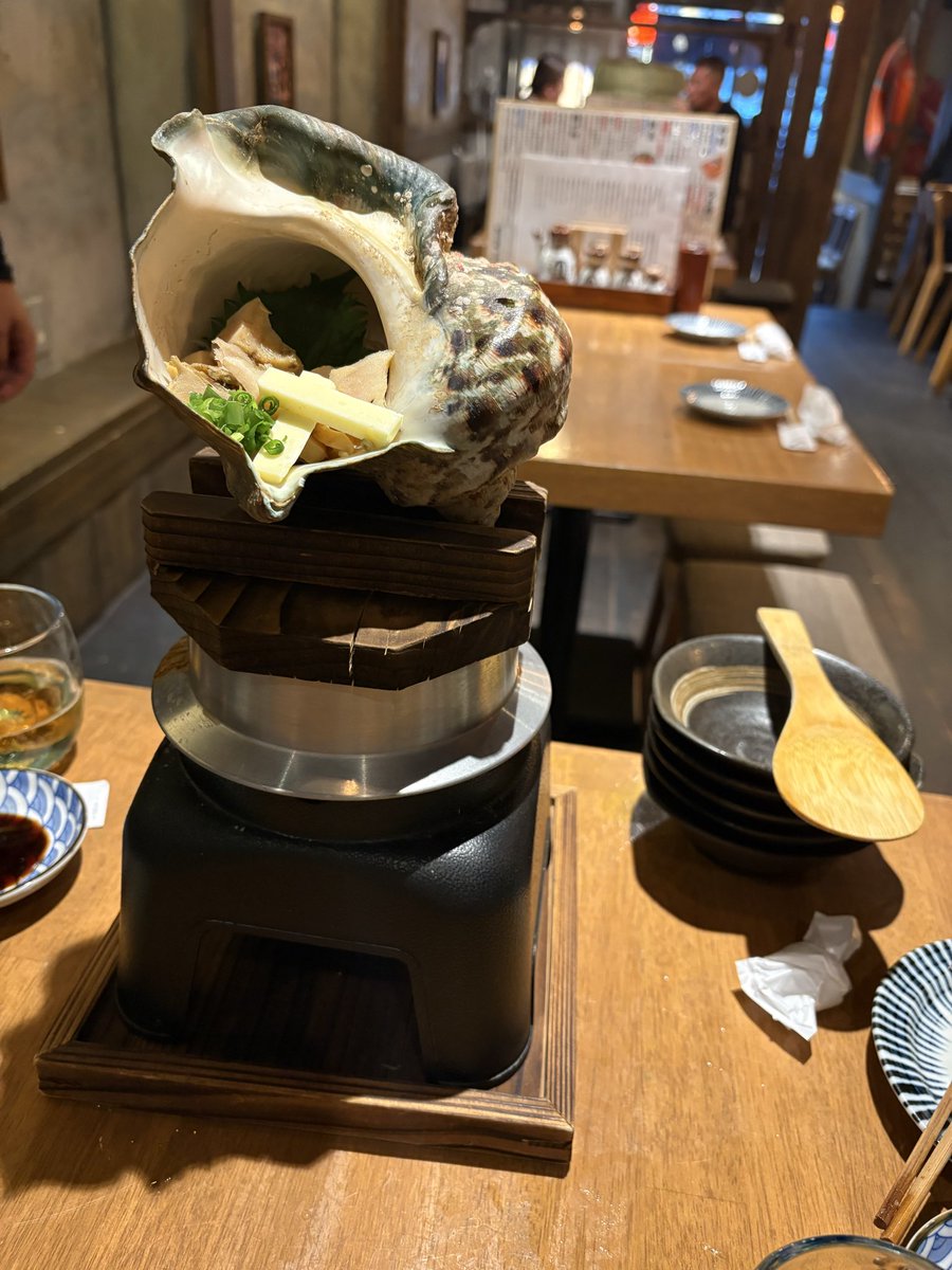 shiny_snow's tweet photo. この前夜光貝の炊き込みご飯を食べたよ https://t.co/yWwg4vQyit