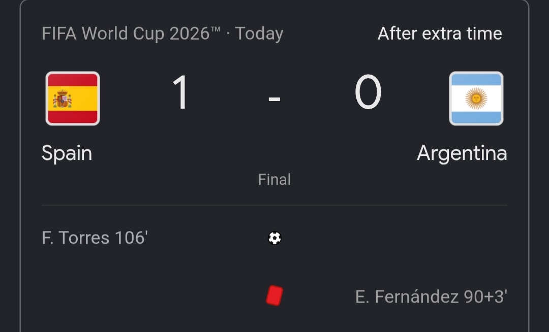 jharaj07's tweet photo. The funniest part isn't Argentina losing, it's watching Ronaldo fans desperately crown a new "father" every time someone beats Messi. The obsession is louder than the victory itself😂

Well played, Spain.

Thank you, Leo Messi, for memories that no defeat can erase🐐🇦🇷 https://t.co/RUmyikXHDF