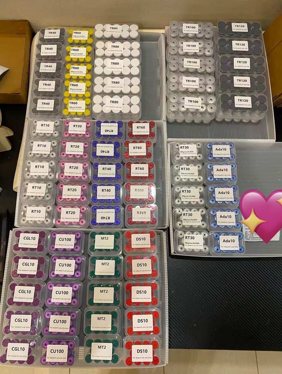 Serenaaaau's tweet photo. Factory direct supply,best sellers keep flying off the shelves 🔥
I’m sure you are curious why so many customers choose us .Want to know more?Send us a private message through the contact number on our profile 🥰
#peptide #GHK #TR40 #RT20 #NAD https://t.co/z2DzdUMYWF