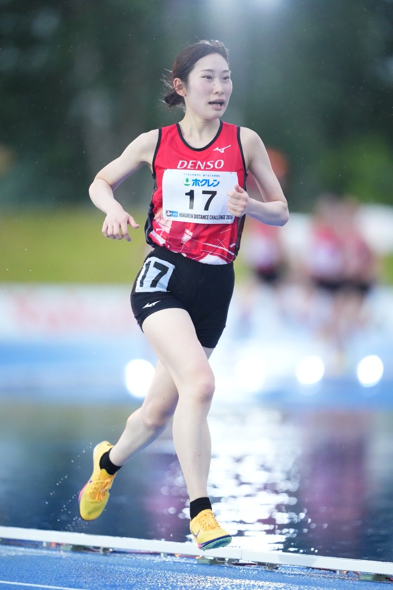 FS_DENSO's tweet photo. ＼大会結果🔥／

7/18(土)
#ホクレンディスタンスチャレンジ 士別大会

🏁女子3000m
2着 #ジェシンタニョカビ ⏱️9分13秒72

🏁女子5000mB
2着 #堀純花     ⏱️16分16秒88 ✨𝙿𝙱✨
5着 #中村愛琉 ⏱️16分24秒31
12着 #堀綾花   ⏱️16分36秒85
14着 #宮川紗耶 ⏱️16分38秒81
23着 #土田佳奈 ⏱️16分59秒67 https://t.co/0qEtK8izXt