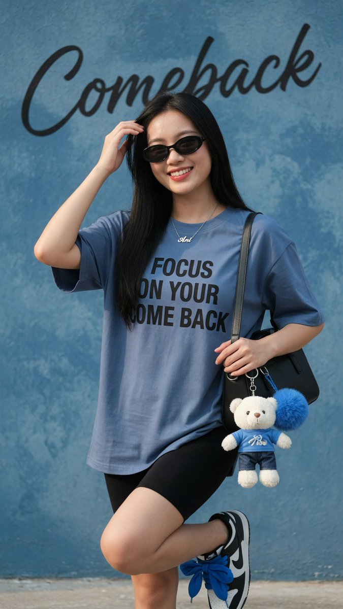 East Asian Fashion Portrait Animation example 2
