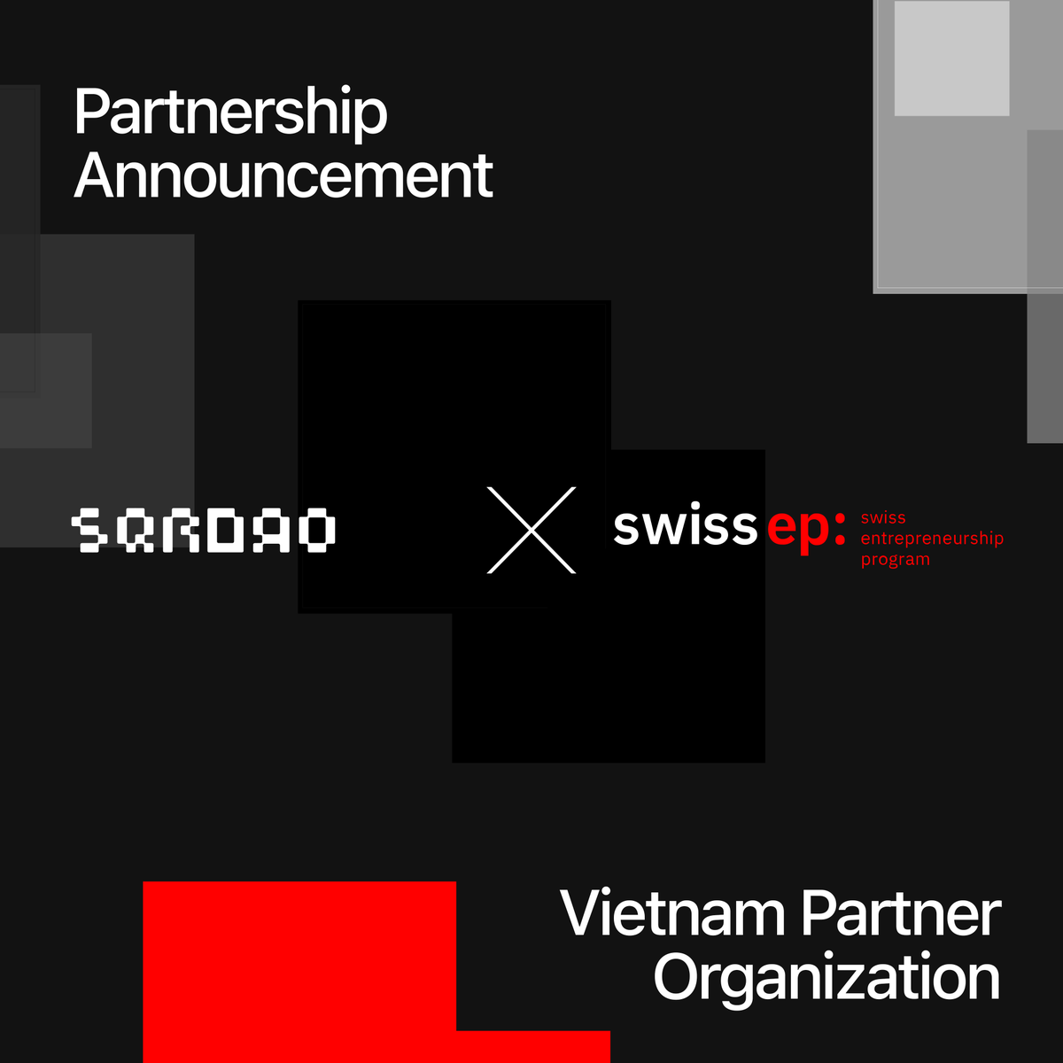 sqrDAO's tweet photo. sqrDAO is officially a Partner Organization for the Swiss Entrepreneurship Program (Swiss EP) in Vietnam.

Funded by the Swiss Government through SECO, Swiss EP has spent over a decade connecting world-class EIRs with local ecosystems.

Now, they are extending this support to our Web3 founder network 🧵👇