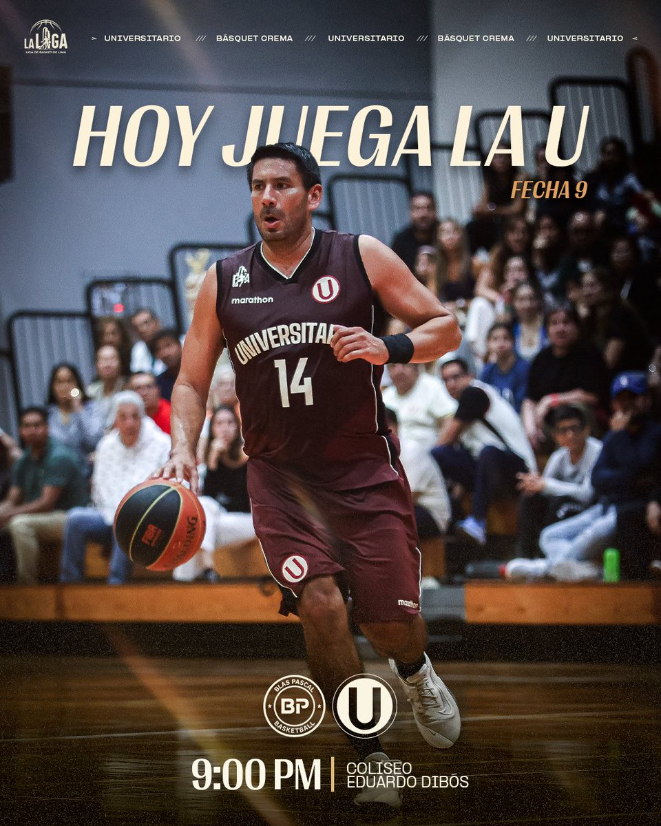 UPolideportivo's tweet photo. 𝗛𝗢𝗬 𝗝𝗨𝗘𝗚𝗔 𝗟𝗔 Ⓤ 🏀

Listos para un nuevo encuentro 👊

#BásquetCrema https://t.co/gprpW5U2pU