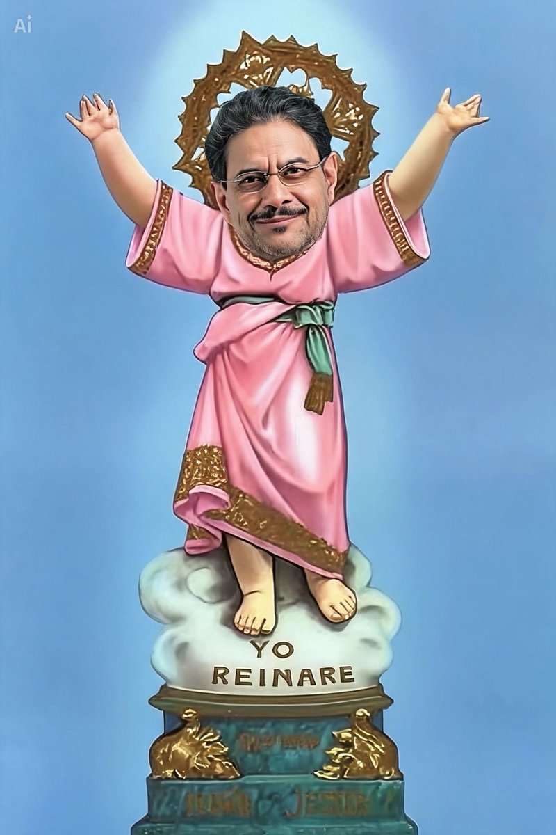 HELIODOPTERO's tweet photo. Hoy subirá, una vez más, a los cielos del Senado el impoluto niño Jesús del 20 de Julio, el que acaba de regalarle al hampa la presidencia de Colombia al negarse, con terquedad inquebrantable, a hacer campaña y al reconocer, sin ninguna razón válida, el triunfo fraudulento de Espriella, con lo cual le causó a este país un daño histórico, irreparable e imperdonable.

La buena noticia es que, al parecer, solo le faltan los cuatro años que vienen para agarrar pensión de congresista, cosa que a Colombia, obviamente, no le sirve de nada.
