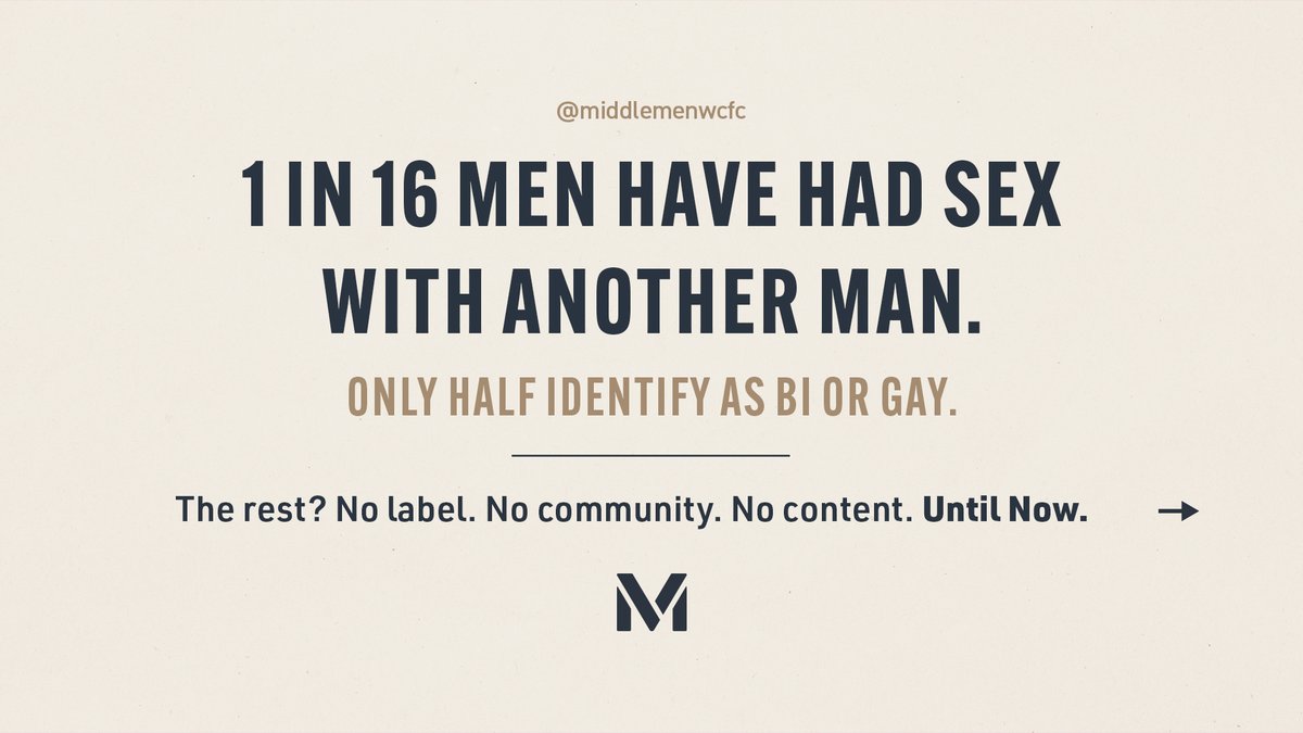 MiddleMenWCFC's tweet photo. 1 in 16 men have had sex with another man. Only about half claim a gay/bi label. 4.9% of men report attraction to men, but only 3.4% claim a gay/bi label.
Read more: https://t.co/5d7QeWs8H6
Podcast: https://t.co/Po5wSqn2yU https://t.co/NJ73jHjZSw