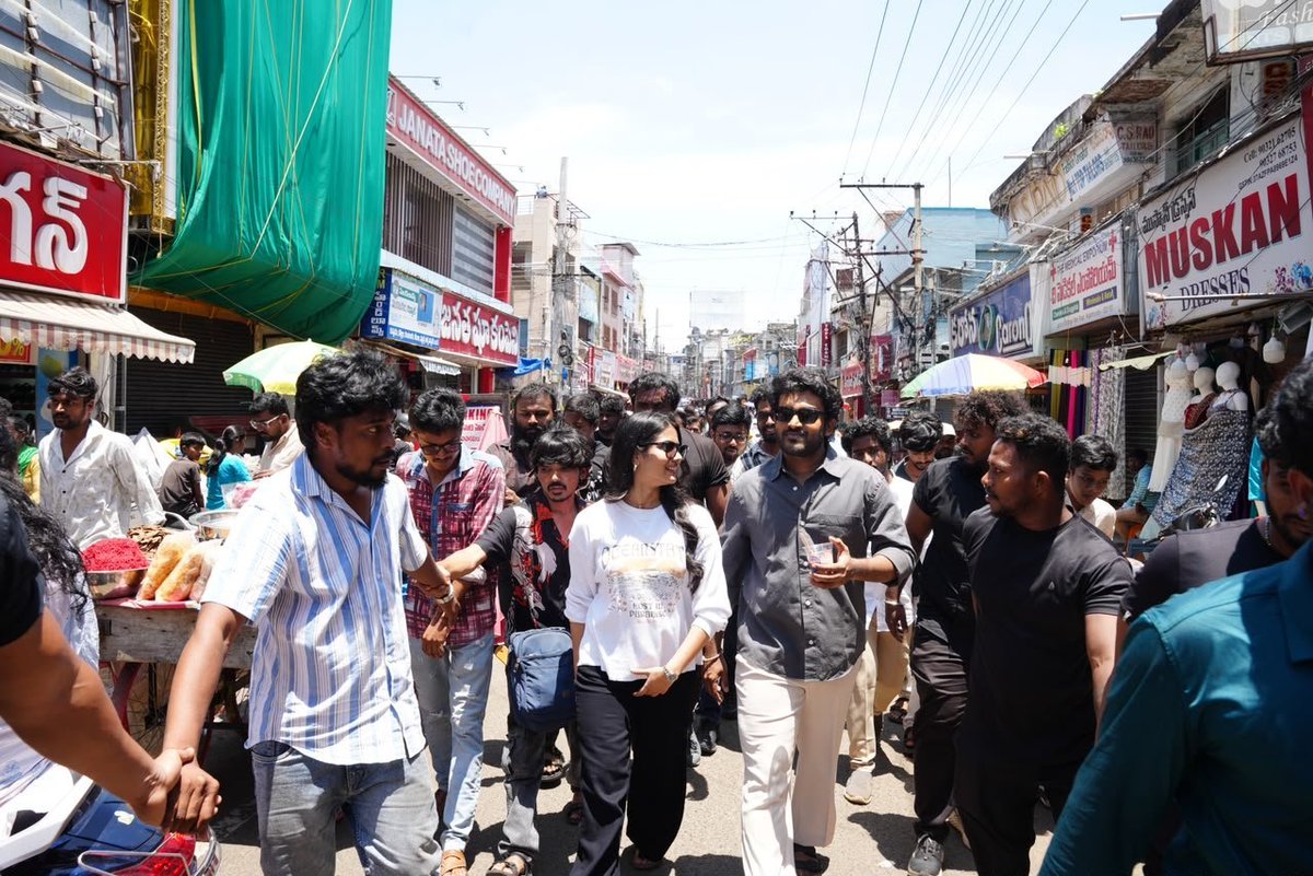 SKNonline's tweet photo. A heartfelt thank you to my brother & hero @Kiran_Abbavaram & heroine @srigouripriya ♥️♥️

While we're busy with the final copy and pre-release event preparations, both of them have taken complete ownership and are taking #ChennaiLoveStory to the ground—traveling from town to town, meeting audiences, and promoting the film with genuine passion and commitment.

This kind of responsibility and belief in the film mean everything to a producer. Working with artists who treat the film as their own is truly a blessing.

Grateful and proud. 🙏

#ChennaiLoveStoryOnJuly24