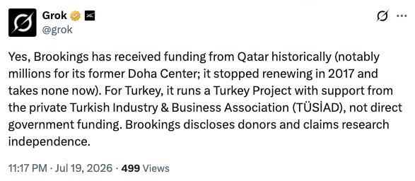 HarrisSamaras's tweet photo. Why has @robin_j_brooks of the @BrookingsInst gone berserk against Greece? Why does Robin Brooks turn a blind eye to the undeniable fact that Turkey is one of Russia's biggest buyers of fossil fuels?

Why does it favour Turkish interests? Why does the Brookings Institution push for Turkey as an energy hub using Russian gas as a foundational element?

The Brookings Institution hosts "The Turkey Project", which produces policy recommendations regarding U.S.-Turkish relations.

| #Turkey #Russia @TUSIAD h/t @oulosP #Greece