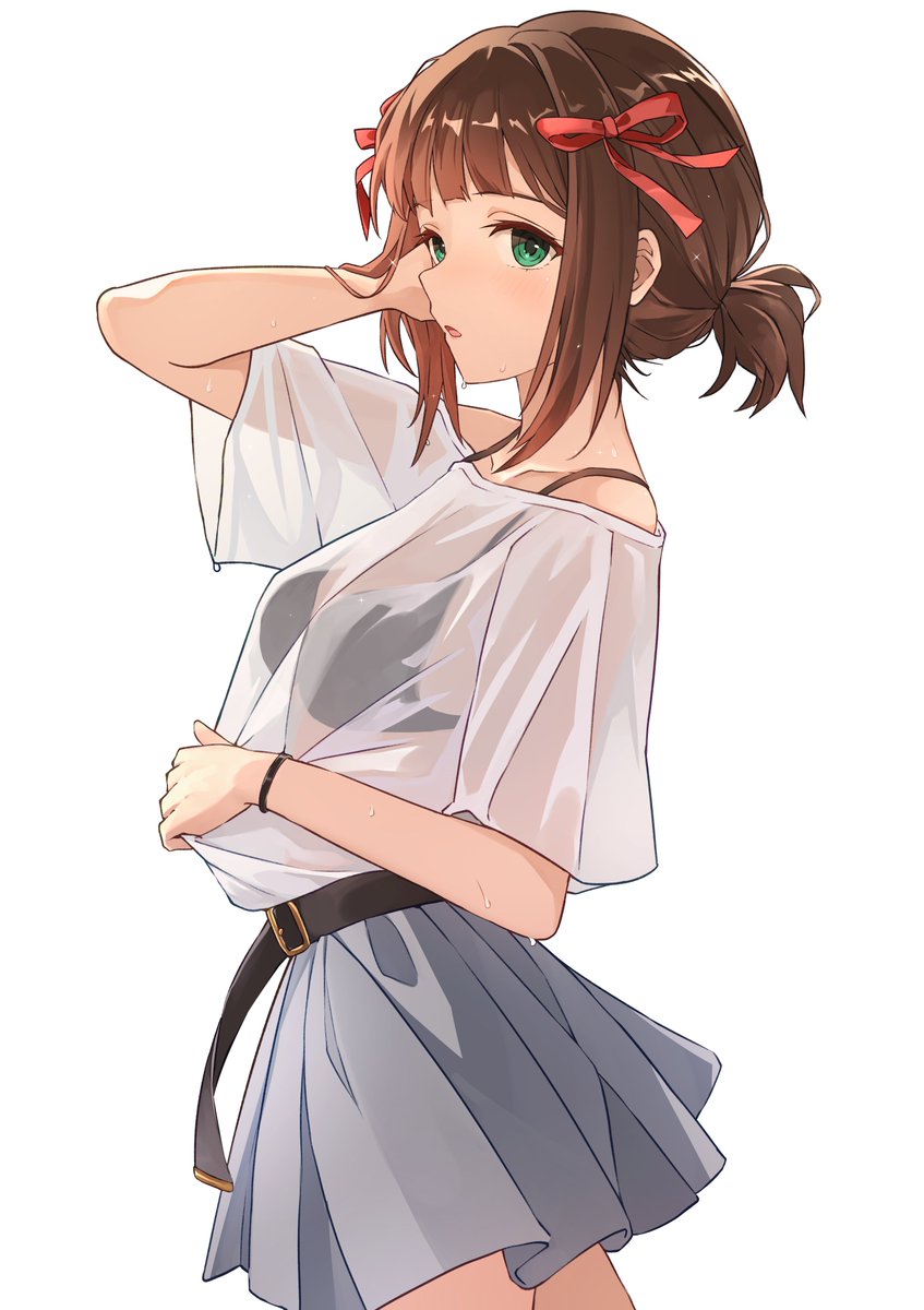 b1ack_illust's tweet photo. ポニテの春香はいかがですか？ https://t.co/RsKY2EAGbW