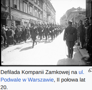 Ewa49827978's tweet photo. #KotwicaHistorii
20 lipca 1926 r. Marszałek Polski Józef Piłsudski powołał Kompanię Zamkową, pierwszy etatowy pododdział reprezentacyjny Wojska Polskiego. Do jego zadań oprócz funkcji reprezentacyjnej należała ochrona Prezydenta Rzeczypospolitej Polski w miejscu jego postoju.
1/2 https://t.co/sLg8ZjSTh6