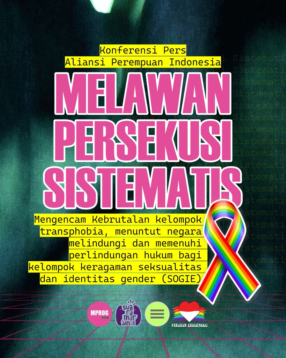 MProgMedia's tweet photo. Menyikapi rangkaian kekerasan sistematis yang menimpa kaum minoritas LGBTQIA+, Aliansi Perempuan Indonesia (API) menyampaikan 9 poin tuntutan sekaligus seruan. https://t.co/1pJVaKXwc2