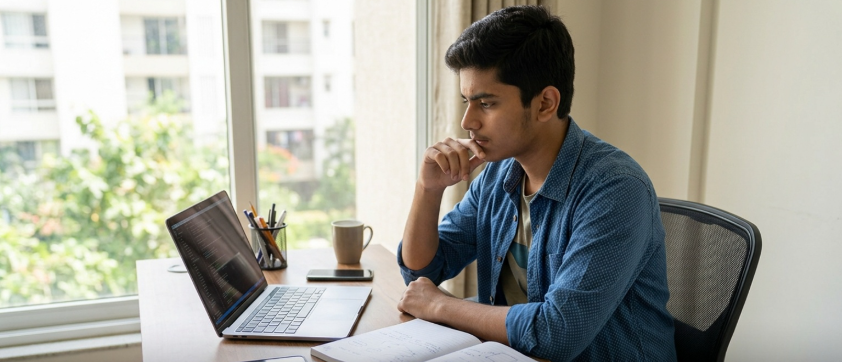 eklavyaai's tweet photo. Stop tracking study hours. Start tracking learning.

For NEET, what you understand and retain matters far more than how long you sit at your desk.

Read more:
 https://t.co/7M4ux05eHg
#NEET2027 #NEETPreparation #StudySmart #Eklavya #Learning https://t.co/Hop2JEmJVN