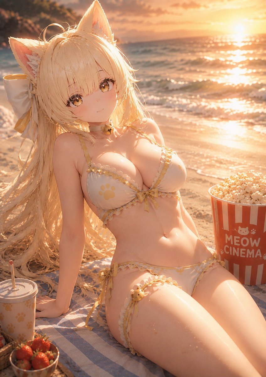 CocolitheFox126's tweet photo. 夏天來個可愛的泳裝👙喵✨ https://t.co/GshpABYofZ