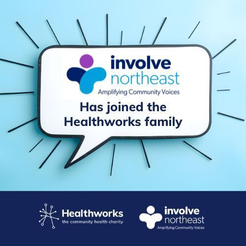 InvolveNE's tweet photo. 📢 An exciting new chapter for Involve North East

We're now part of the Healthworks family. This partnership strengthens our work with communities, the NHS, universities &amp; the voluntary sector, ensuring local voices continue to shape better services. https://t.co/WKWDS0z0vC https://t.co/izZEKzqIWm
