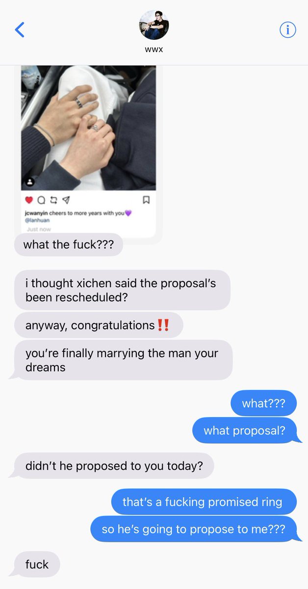 kiy0koshimizugf's tweet photo. #xicheng marriage proposal gone wrong (?) https://t.co/hQ5qJZvs2D