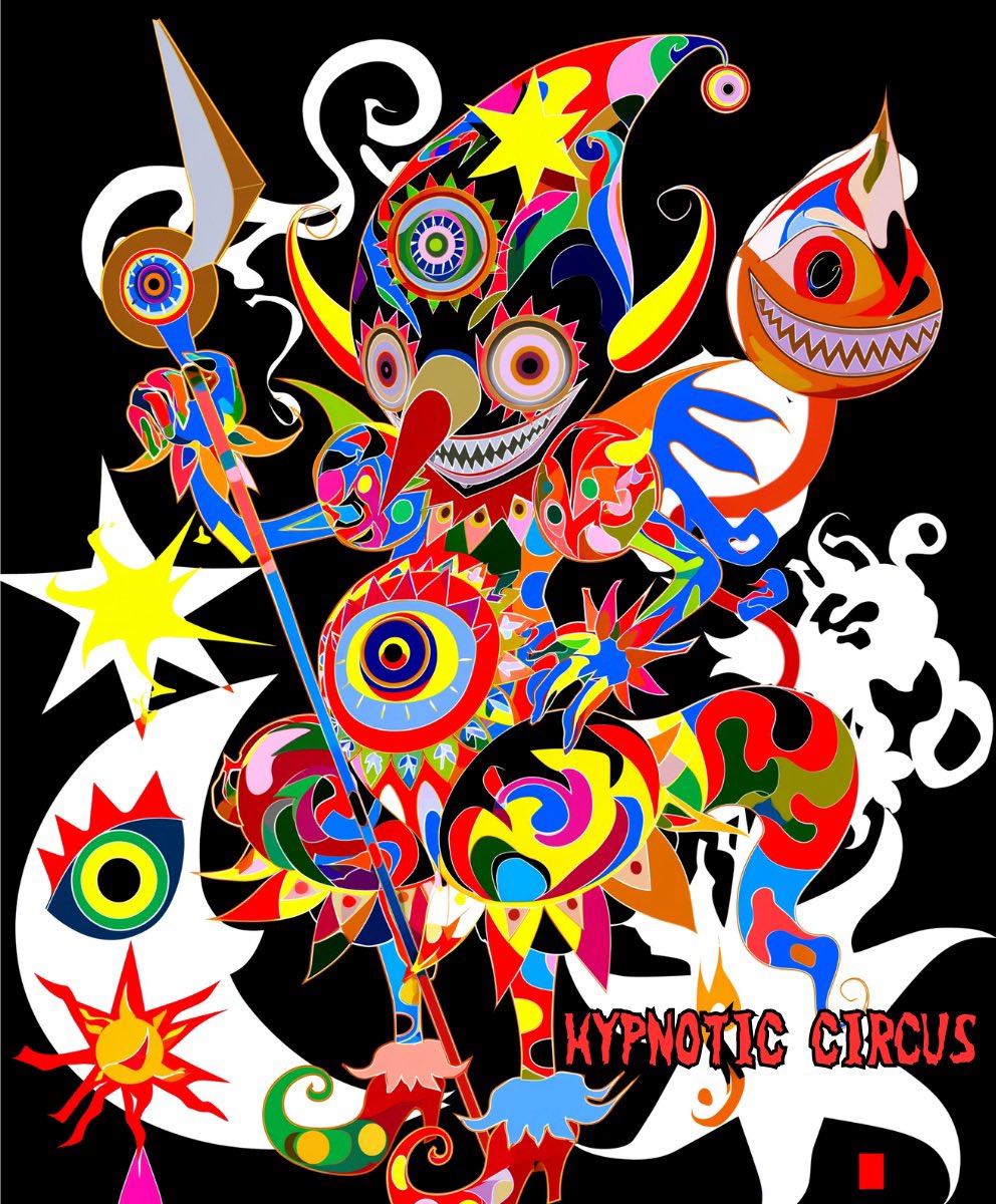 Leecat_mask's tweet photo. ニューデザインTシャツデザイン完成しました🤡
柚月涼香デザイン（AIアート）
HYPNOTICCIRCUSヒプノティックサーカス
（夏のモンスターポップアートTシャツ7種🫦）
それぞれサイズ＆カラーは沢山選べます❤️
スズリのサイトから🎪

https://t.co/zNkU1jA5wV 

#suzur
 #スズリ
#tシャツ https://t.co/adnHON2TPs
