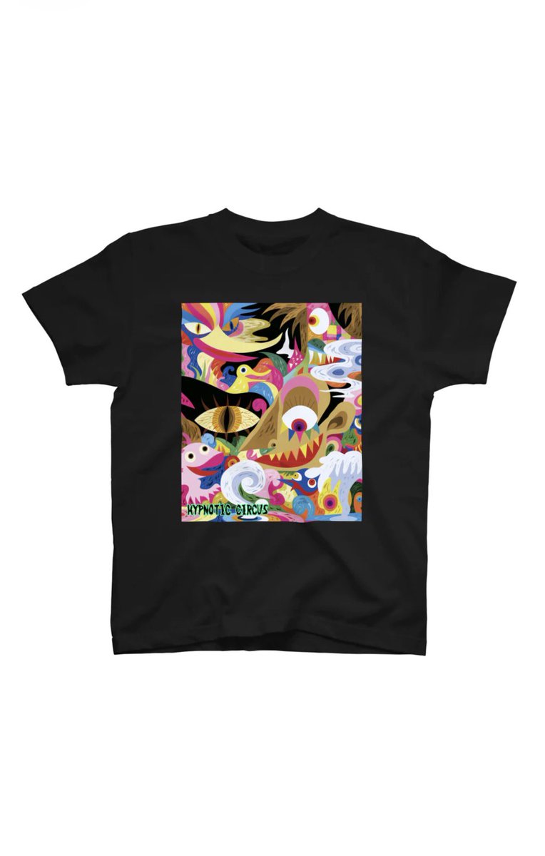 Leecat_mask's tweet photo. ニューデザインTシャツデザイン完成しました🤡
柚月涼香デザイン（AIアート）
HYPNOTICCIRCUSヒプノティックサーカス
（夏のモンスターポップアートTシャツ7種🫦）
それぞれサイズ＆カラーは沢山選べます❤️
スズリのサイトから🎪

https://t.co/zNkU1jA5wV 

#suzur
 #スズリ
#tシャツ https://t.co/uUDW4pHWG5