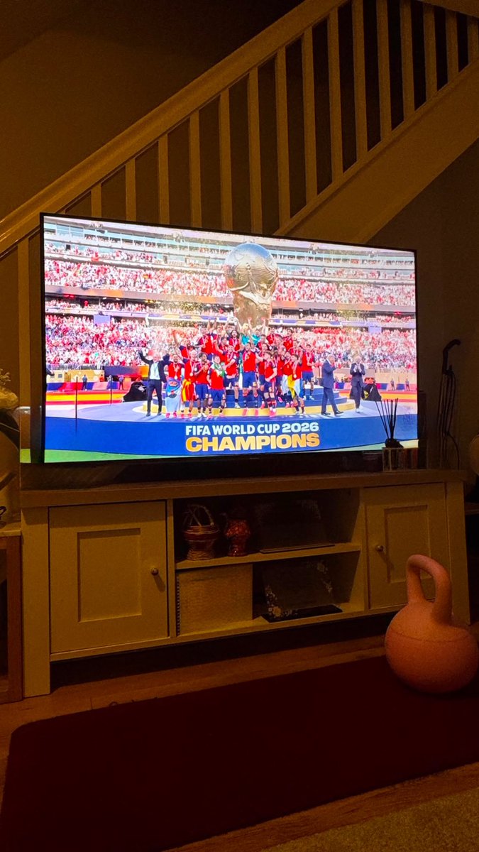 yasirrbhatt's tweet photo. Campeones del Mundo!
#Fıfaworldcup 
#spain https://t.co/a9u220QO9c