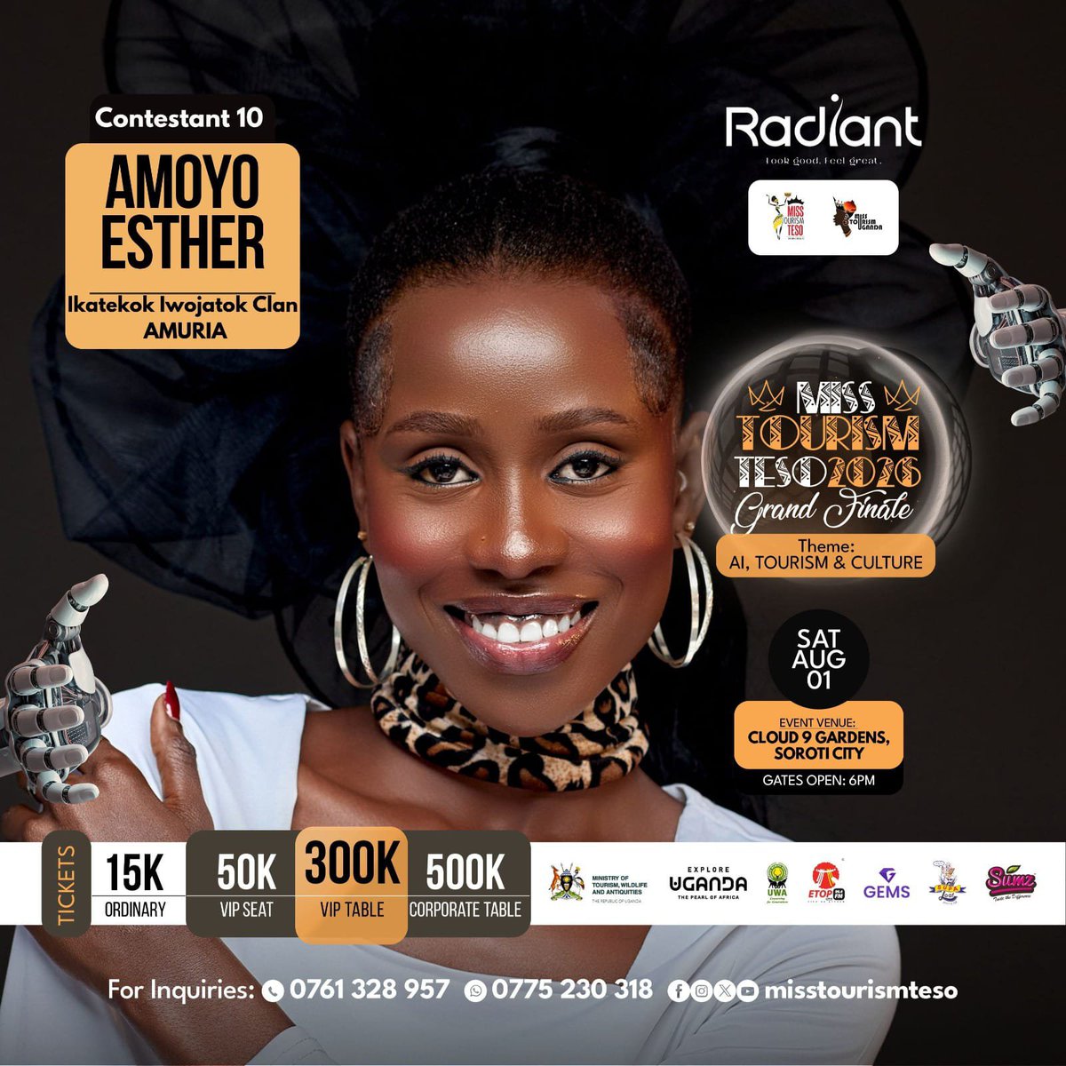 EstherPretta's tweet photo. *Good morning everyone 🌅*  

*It's a new week to make Esther shine!*  
*Please vote AMOYO ESTHER for MISS TOURISM TESO 2026* 👑  
*Vote here daily:* https://t.co/GAW9Q90IIq  
Your vote counts. Let's bring this crown home! 💪🌹

#MissTourismTeso
#ExploreUganda
#VisitTeso https://t.co/w91PE4p6bD