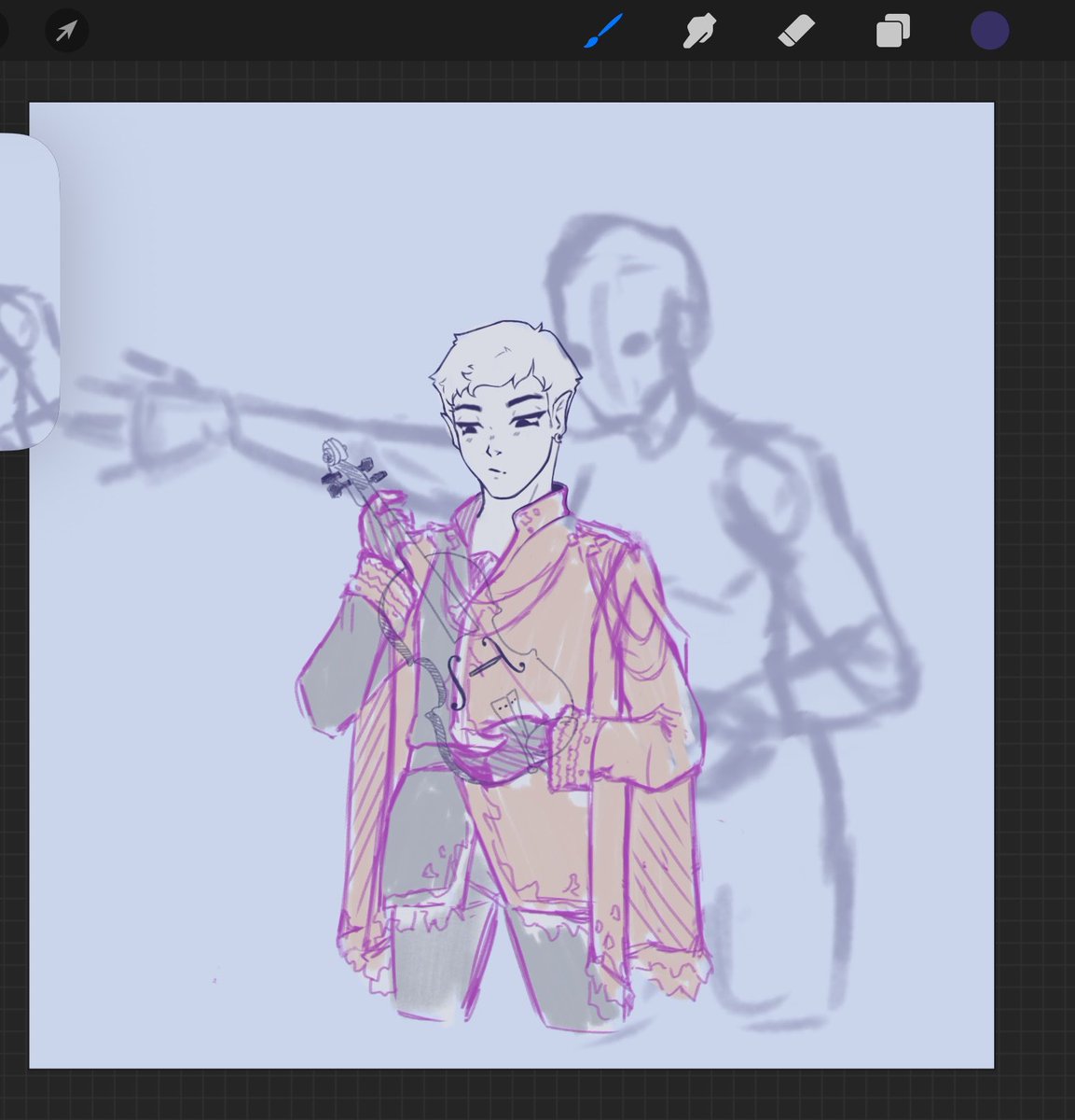 orixnn's tweet photo. Wip o lo ke sea 
Perdooon @K3koo210_46 pero me inspire en su idea de dibujar al dunkaerion como canciones de vocaloid pipipi 

El que adivine la canción le muestro al Dunk (no me gusto para variar) 

#dunkaerion https://t.co/AZ09ocYt9O